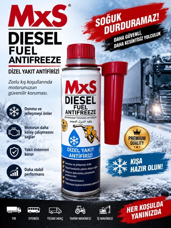 Mxs Dizel Yakıt Antifiriz 300 ml